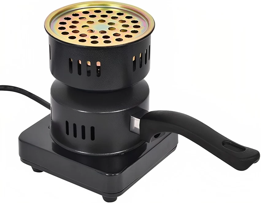 موقد فحم كهربائي، 500 وات - اسود